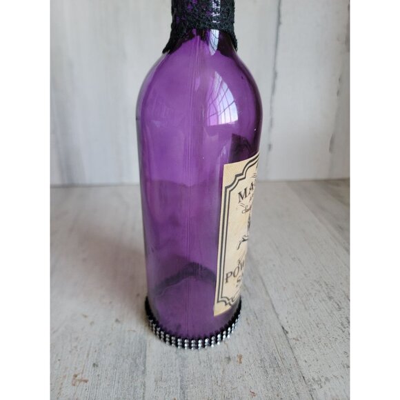 Magpies apothecary purple glass Halloween prop home decor - Picture 5 of 7